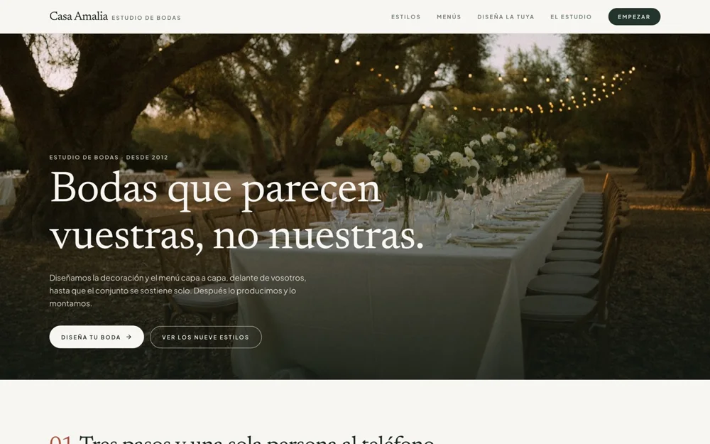 Plantilla de Bodas y eventos
