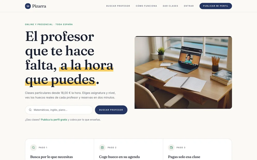 Plantilla de Clases particulares